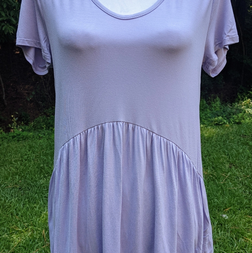 Women's Babydoll Lavender Top